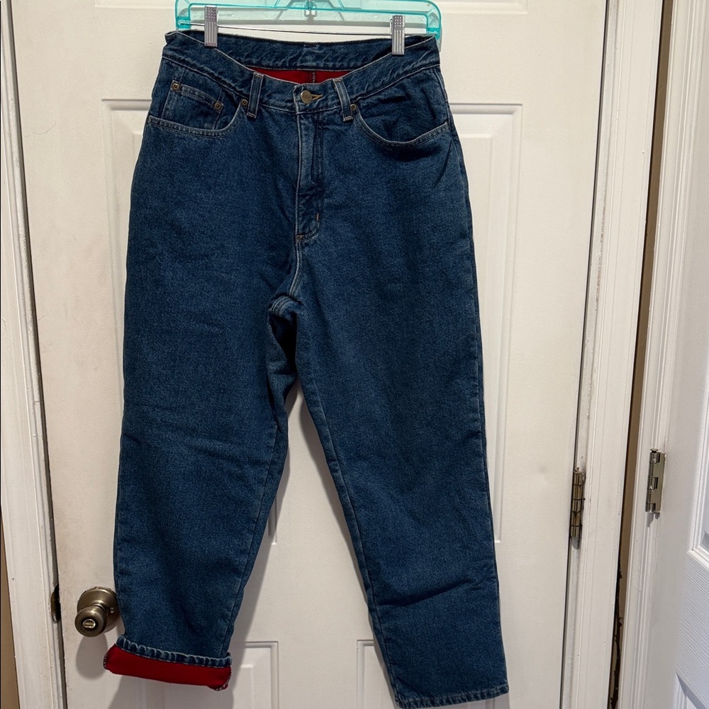LL Bean Vintage Fleece Lined Jeans